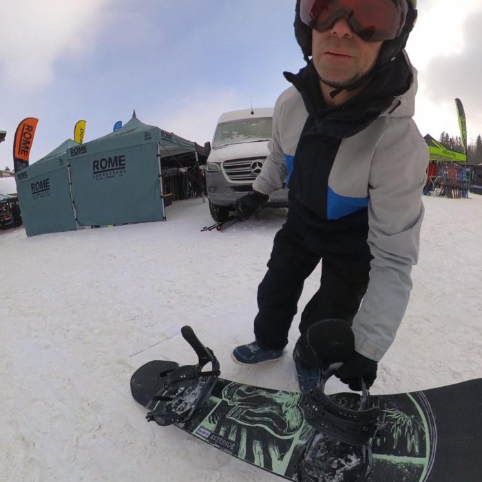 Picking up the 2027 Rome Boneless and seeing the Twin Diamond 3D shaping in the nose and tail